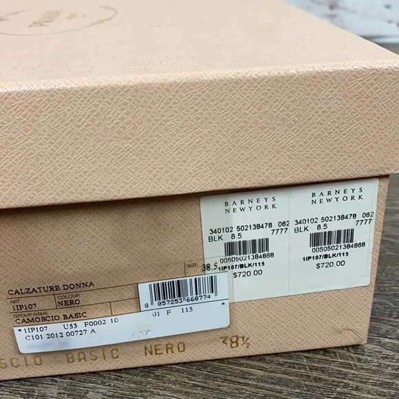 Prada Calzature Donna Camoscio basic black 38.5 - Picture 10 of 16